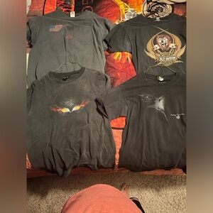 4 XL Harley Davidson T-shirts